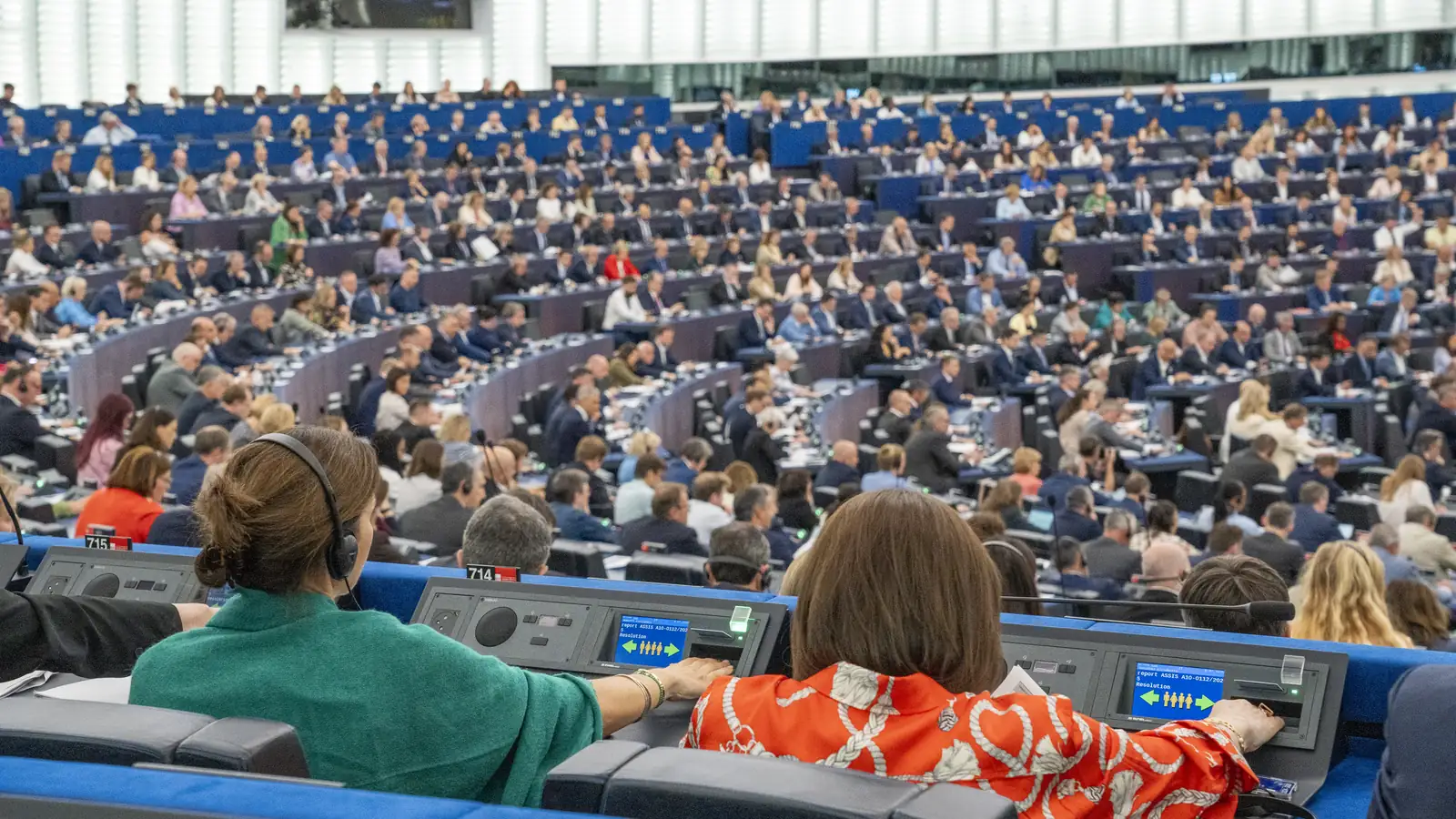 The European Parliament in plenary session, Strasbourg