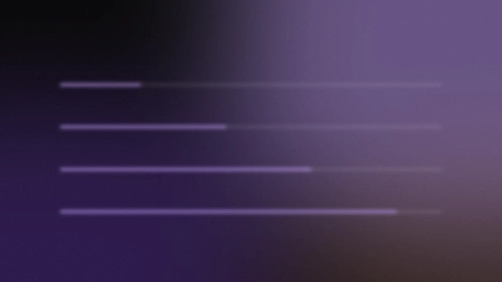 Four bars of different lengths against a common track