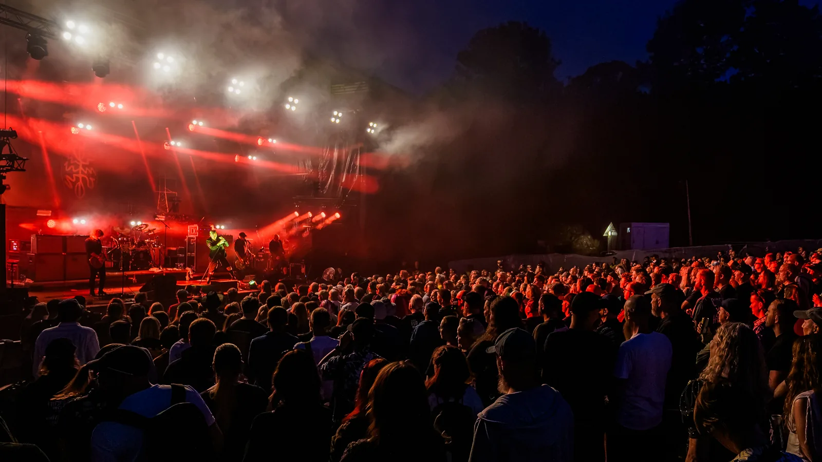 Crowd at a festival headline set, Kristiansand, July 2026